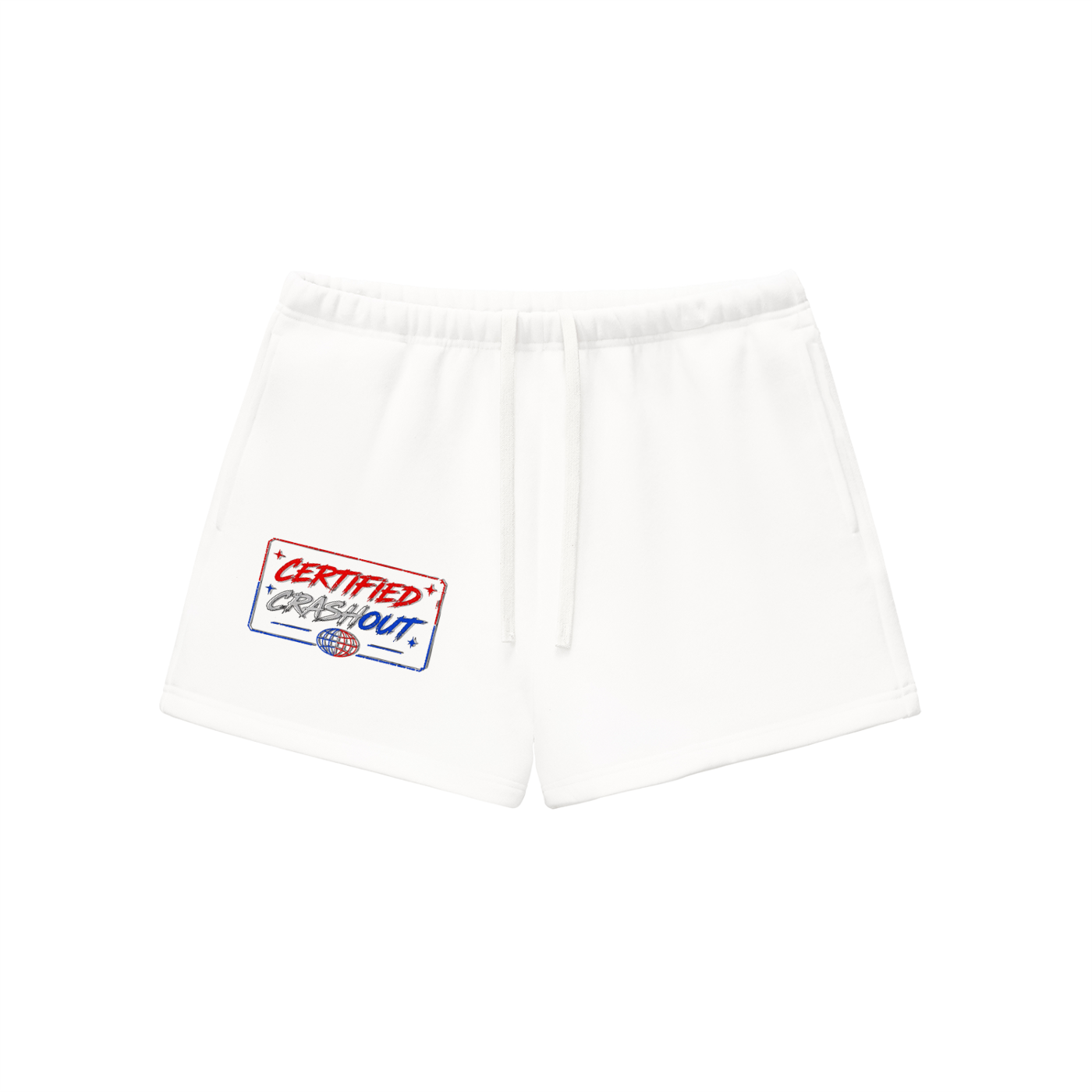 Certified Crashout World 4th Of July Edition Women’s Essential Fleece Drawstring Sweatshorts