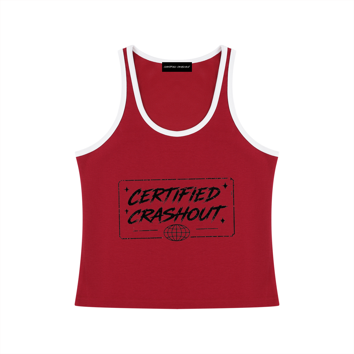 Certified Crashout World Women's Cropped Tank Top