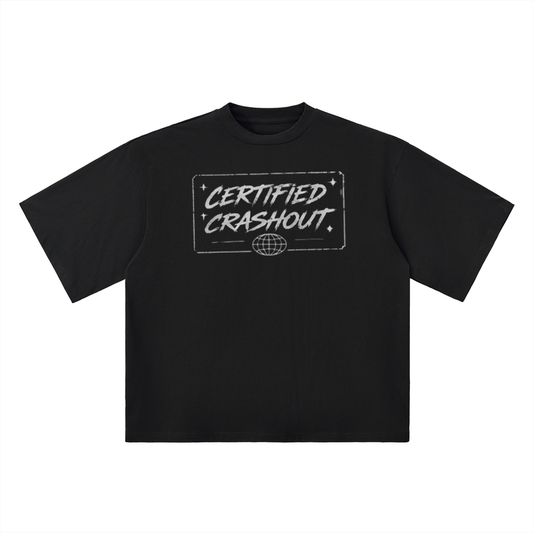 Certified Crashout World Oversized Drop Shoulder T-Shirt