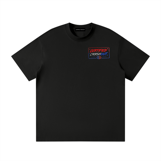 Certified Crashout World 4th Of July Edition Unisex Loose Fit Crewneck T-Shirt