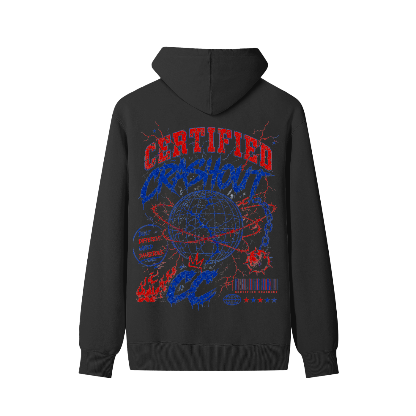 Certified Crashout World 4th Of July Edition Classic Unisex Cotton Hoodie