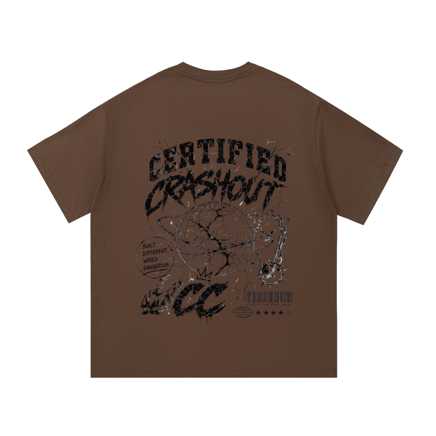 Certified Crashout World Essential Cotton T-Shirt